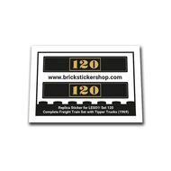 Replica Sticker voor Set 120 - Complete Freight Train Set with Tipper Trucks