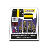 Replica Sticker voor Set 5982 - Smash &#039;n&#039; Grab