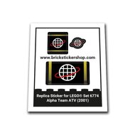 Replacement Sticker for Set 6774 - Alpha Team ATV