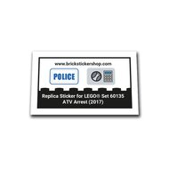 Replacement Sticker for Set 60135 - ATV Arrest