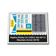 Replica Sticker voor Set 60173 - Mountain Arrest