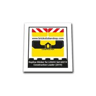 Replacement Sticker for Set 60219 - Construction Loader