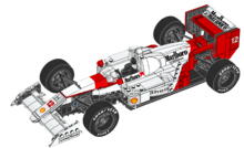 Alternative Sticker for Set 10330 - McLaren MP4-4 Ayrton Senna