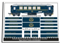 Alternatieve Sticker voor Set 21344 - The Orient Express Train (Versie 1)