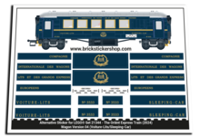 Alternatieve Sticker voor Set 21344 - The Orient Express Train (Versie 4)