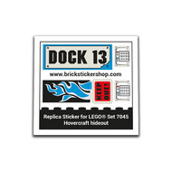 Replica Sticker voor Set 7045 - Hovercraft hideout