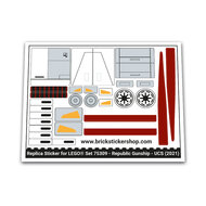 Replacement Sticker for Set 75309 - Republic Gunship - UCS