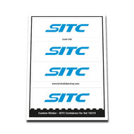 Custom Sticker - Container SITC Blue