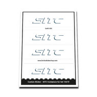 Custom Sticker - Container SITC White