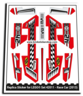 Replacement Sticker for Set 42011 - Race Car