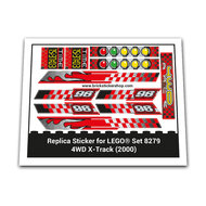 Replacement Sticker for Set 8279 - 4WD X-Track