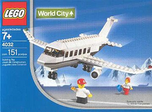 Replacement Sticker for Set 4032-1 - Passenger Plane (LEGO Air Version)