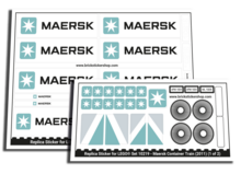 Replacement Sticker for Set 10219 - Maersk Container Train