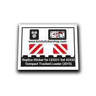 Replacement Sticker for Set 42032 - Compact Tracked Loader