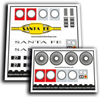 Replacement Sticker for Set 10020 - Santa Fe Super Chief (LBG)