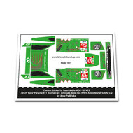 Custom Sticker - Rexy Porsche 911 Racing Car by Andy Ps Bricks