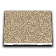 A5 sheet with Cobblestone Pattern Dark Tan on Tan