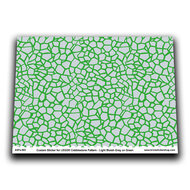 A5 sheet with Cobblestone Pattern Light Bluish Grey on Green