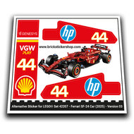 Alternative Sticker for Set 42207 - Ferrari SF-24 Car (Version 03)