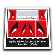 Replacement Sticker for Set 8664 - Road Hero