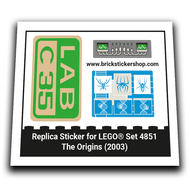 Replacement Sticker for Set 4851 - The Origins