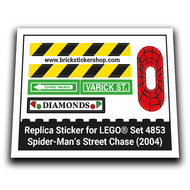 Replacement Sticker for Set 4853 - Spider-Man&#039;s Street Chase