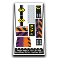 Replacement Sticker for Set 6864 - Batmobile and the Two-Face Chase