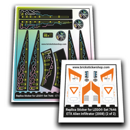 Replacement Sticker for Set 7646 - ETX Alien Infiltrator