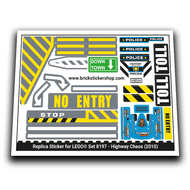 Replacement Sticker for Set 8197 - Highway Chaos