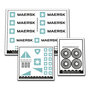 Replica Sticker voor Set 10219 - Maersk Container Train