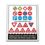 Replacement Sticker for Set 432-2 - Road Signs and Street Lamps