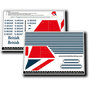 Alternatieve Sticker voor Set 10318 - Concorde (Version 01, British Airways - 1980-1984)