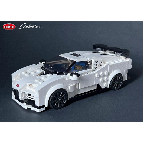 Lego bugatti centodieci sale