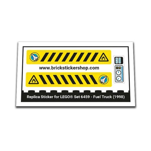 Replacement Sticker for Set 6459 - Fuel Truck - BrickStickerShop