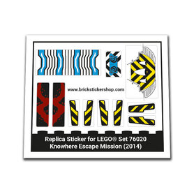 Replacement Sticker for Set 76020 - Knowhere Escape Mission