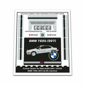 Custom Sticker - BMW 750IL (007) by NV_Carmocs