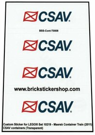 Custom Sticker - Container CSAV