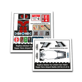 Replacement Sticker for Set 76051 - Super Hero Airport Battle