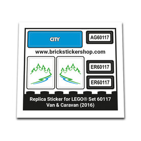 Replacement Sticker for Set 60117 - Van & Caravan