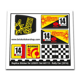 Replacement Sticker for Set 60113 - Rally Car