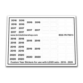 Custom Sticker - Years 2016-2020