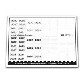 Custom Sticker - Years 2020-2024