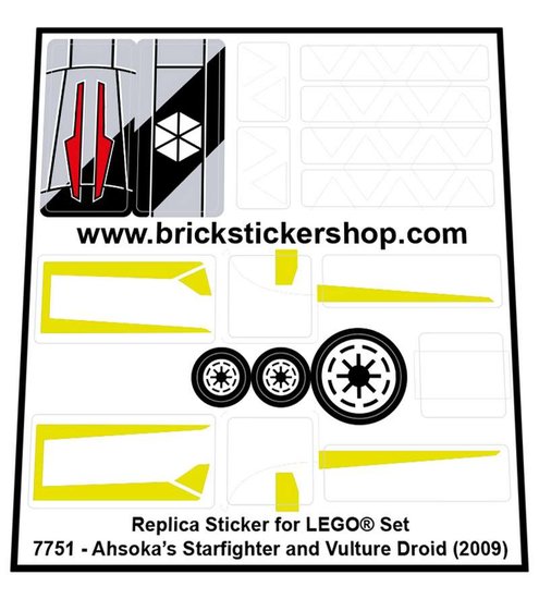 LEGO Sticker - High Quality Replacement - Brickstickershop ...