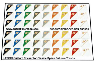 lego classic space stickers